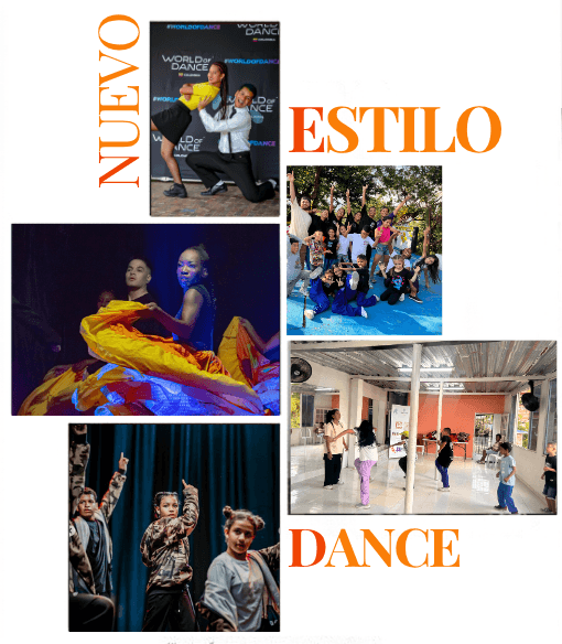 Instructores enseñando danza urbana